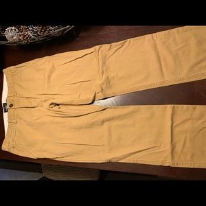 Tan pair of khakis